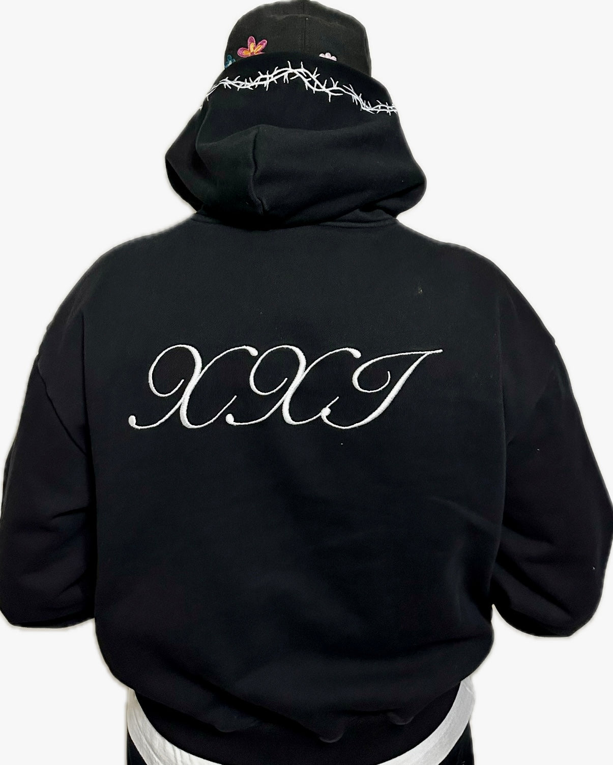 XXI Black Thorned Hoodie