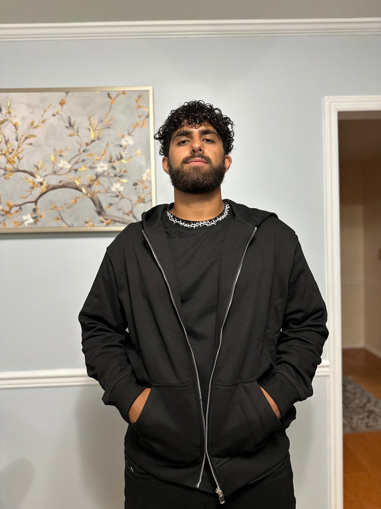 Thorned Zipup Hoodie